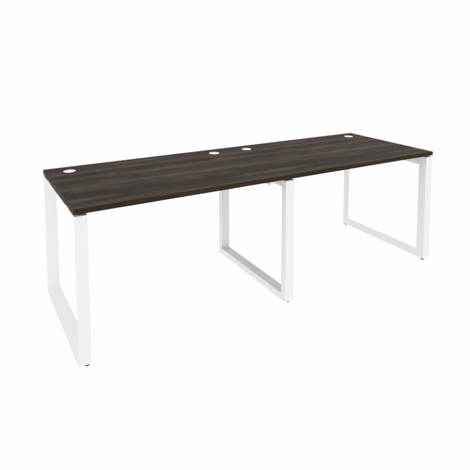 Onix Рабочая станция на О-образном м/к O.MO-RS-2.2.8 Дуб Мали/Металл Белый 2360*800*750