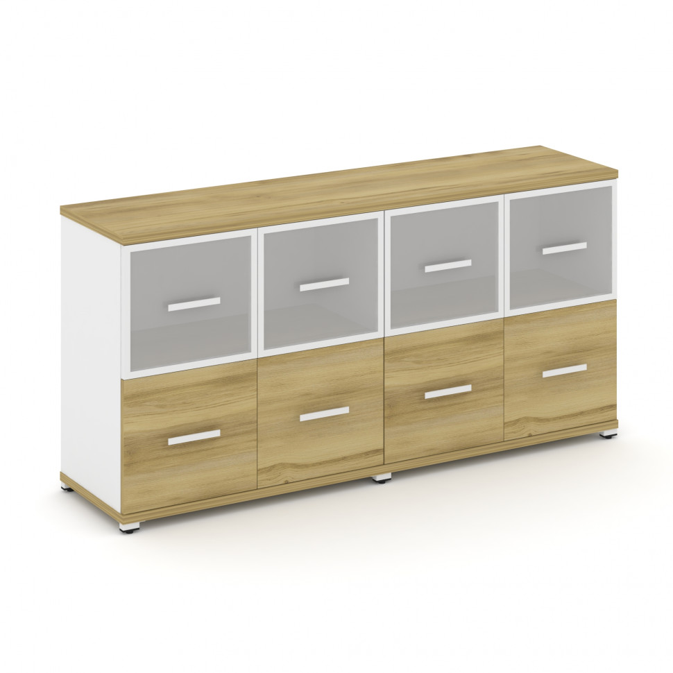 Concept Шкаф 2 широкие секции, 2 нишии CN.STS-222 RMW W Дуб Винченцо/Белый Бриллиант/Металл Белый/Са Concept Шкаф 2 широкие секции, 2 нишии CN.STS-222 RMW W Дуб Винченцо/Белый Бриллиант/Металл Белый/Са