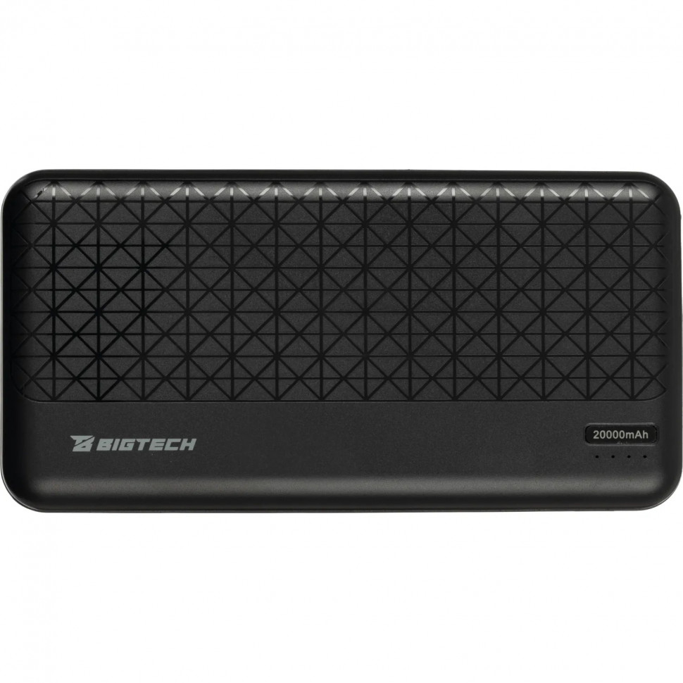 Внешний аккумулятор BigTech (BT-PB-20-BL-3) 20000 mAh черный