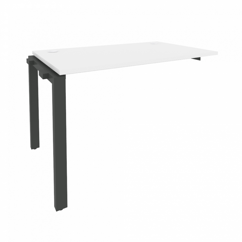 Onix Наборный элемент рабочей станции на П-образном м/к O.MP-1.NRS-2.7 Белый Бриллиант/Металл Антрац