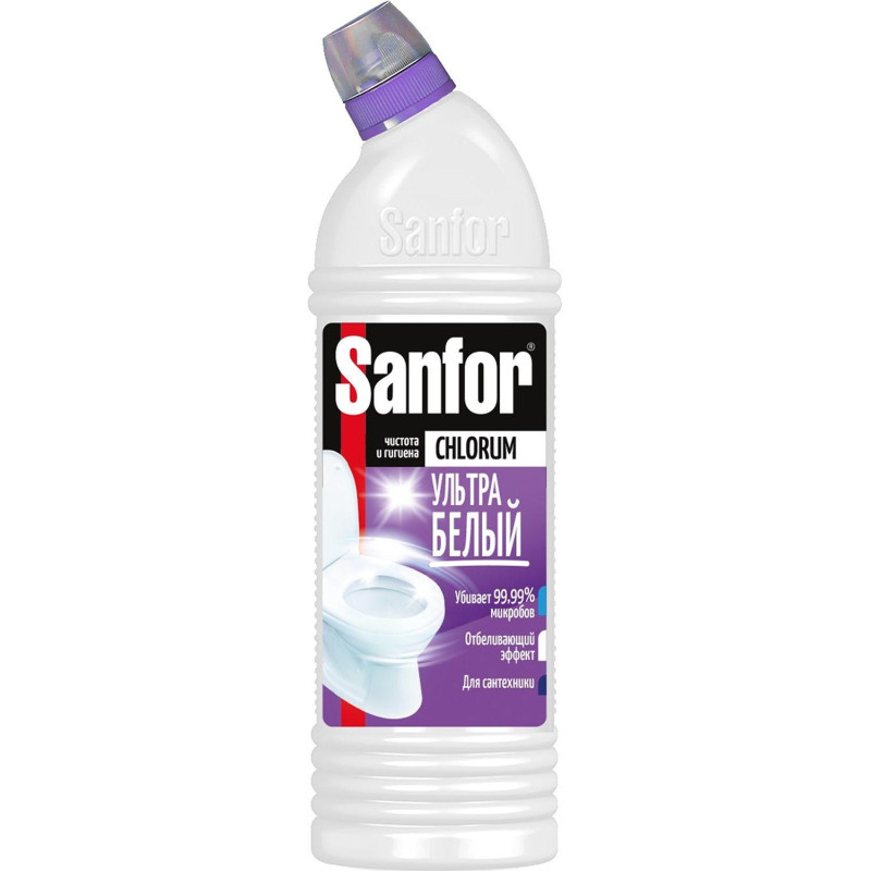 Средство для сантехники Sanfor Chlorum 750гр