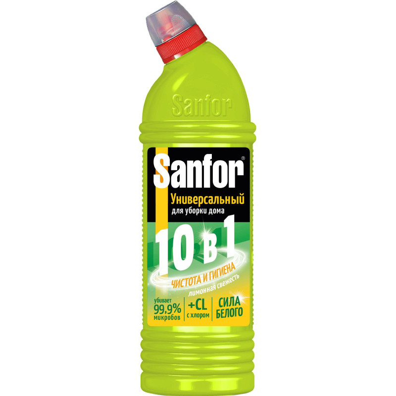 Универсальное чистящее средство САНФОР УНИВЕРСАЛ 750г Лимонная свежесть