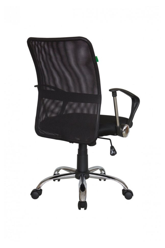 Кресло Smart m RCH 8075 Чёрная ткань/Чёрная сетка (DW-01)