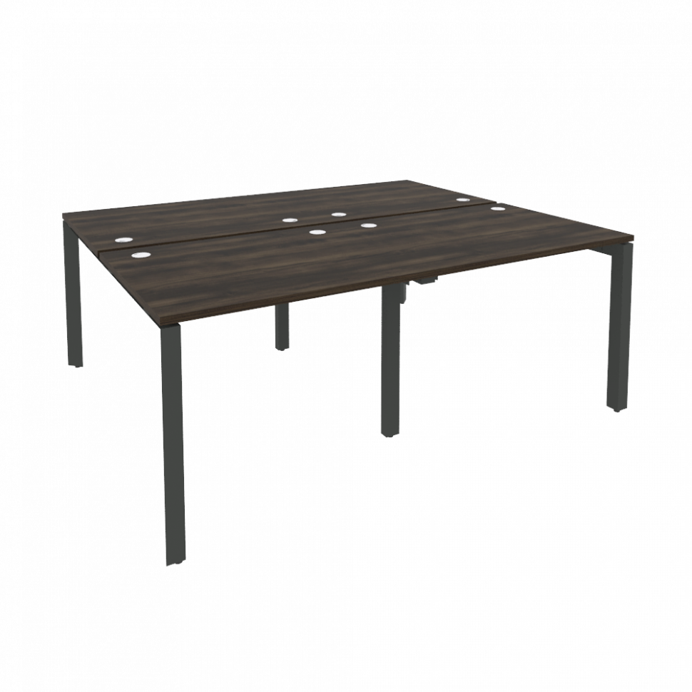 Onix Рабочая станция на П-образном м/к O.MP-D.RS-4.1.8 Дуб Мали/Металл Антрацит 1960*1635*750