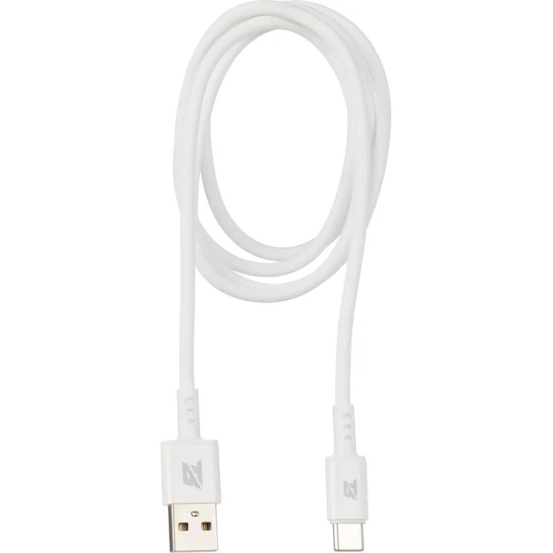 Кабель 2,4A, 1м, USB - Type-C, TPE, силикон, белый BT-JCBL-006/U28