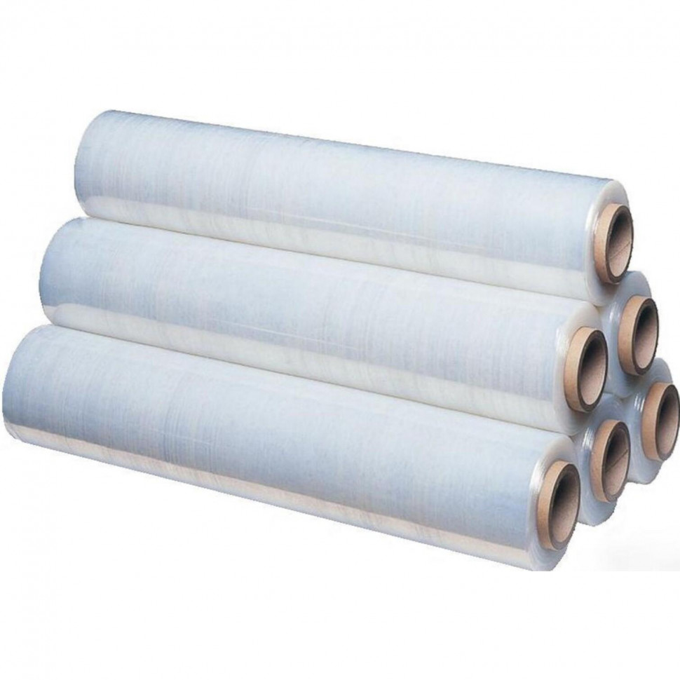 Стрейч-пленка для руч.уп. вторич. 500ммх230мх17мкм, 1,8 кг нетто (6шт/уп)