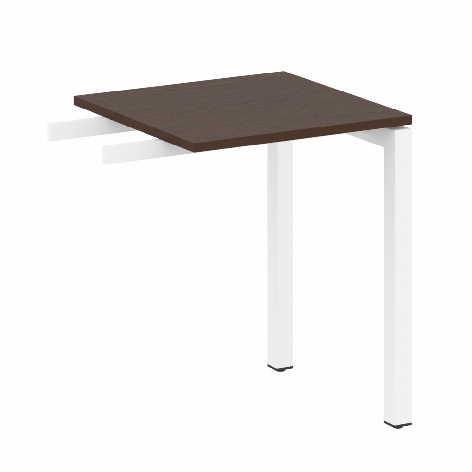 Metal System Quattro Приставной элемент на П-образном м/к 50БП.ПР-1 Венге Цаво/Металл Белый 600*600* Metal System Quattro Приставной элемент на П-образном м/к 50БП.ПР-1 Венге Цаво/Металл Белый 600*600*