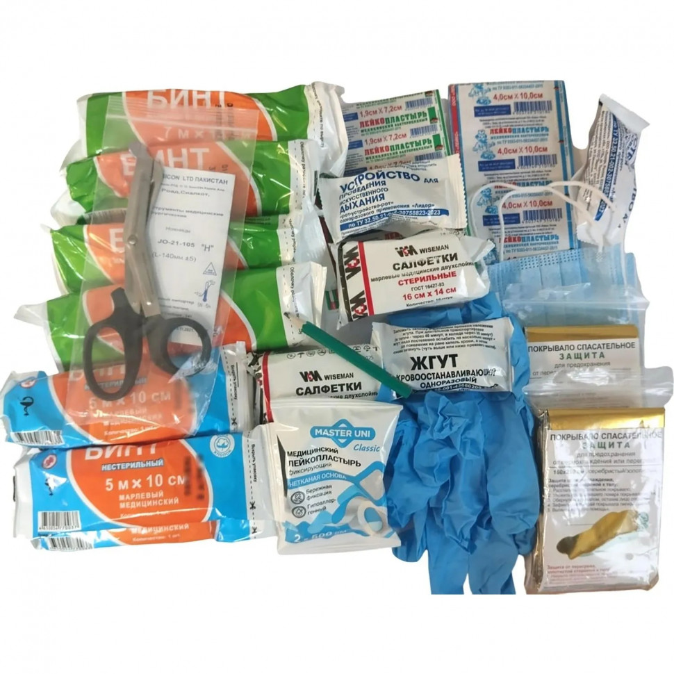 Аптечка первой помощи работникам пр.№262н, сумка ПВХ
