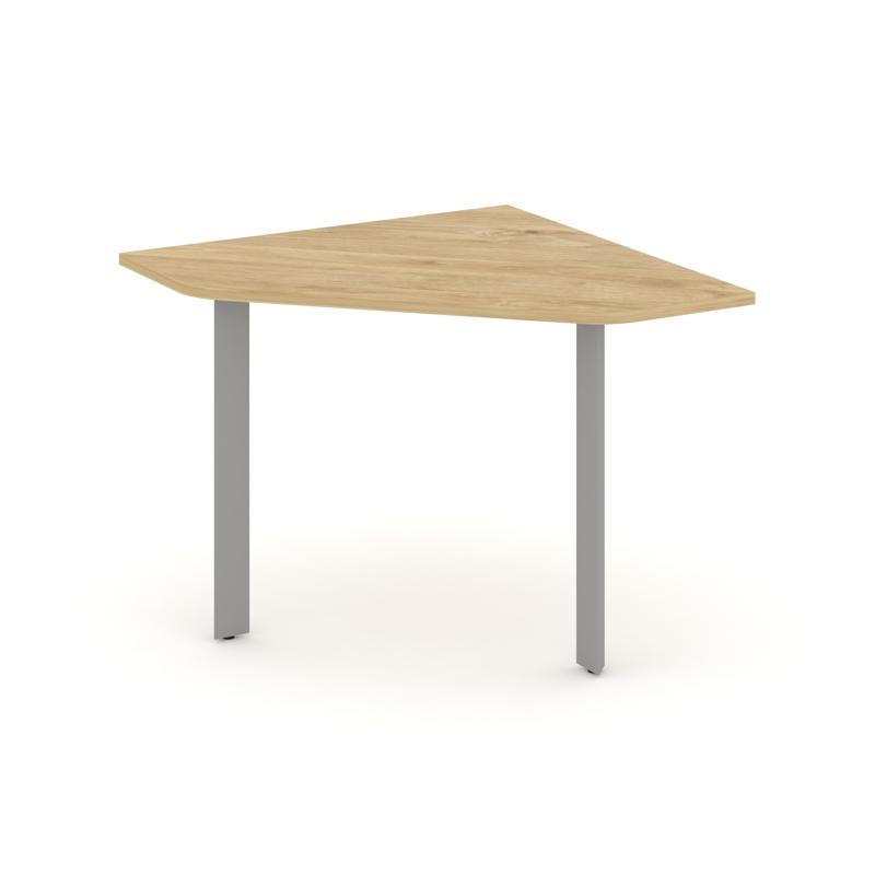 Style Project Угловой элемент переговорного стола SN-59.UPRG-001 Тиквуд Светлый/Металл Серый 980*980