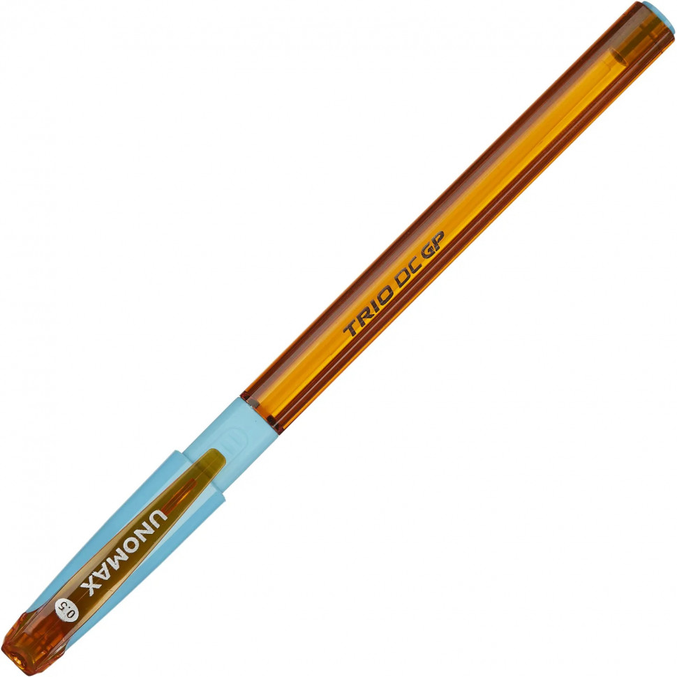 Ручка шариковая неавтомат. Unomax/Unimax TrioDCGP,масл, син,оран.корп