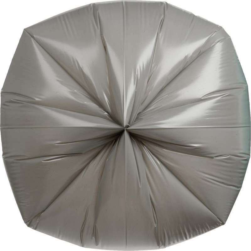 Мешки для мусора ПВД+добавка 240л 55мкм 10шт/рул серые 110х150см