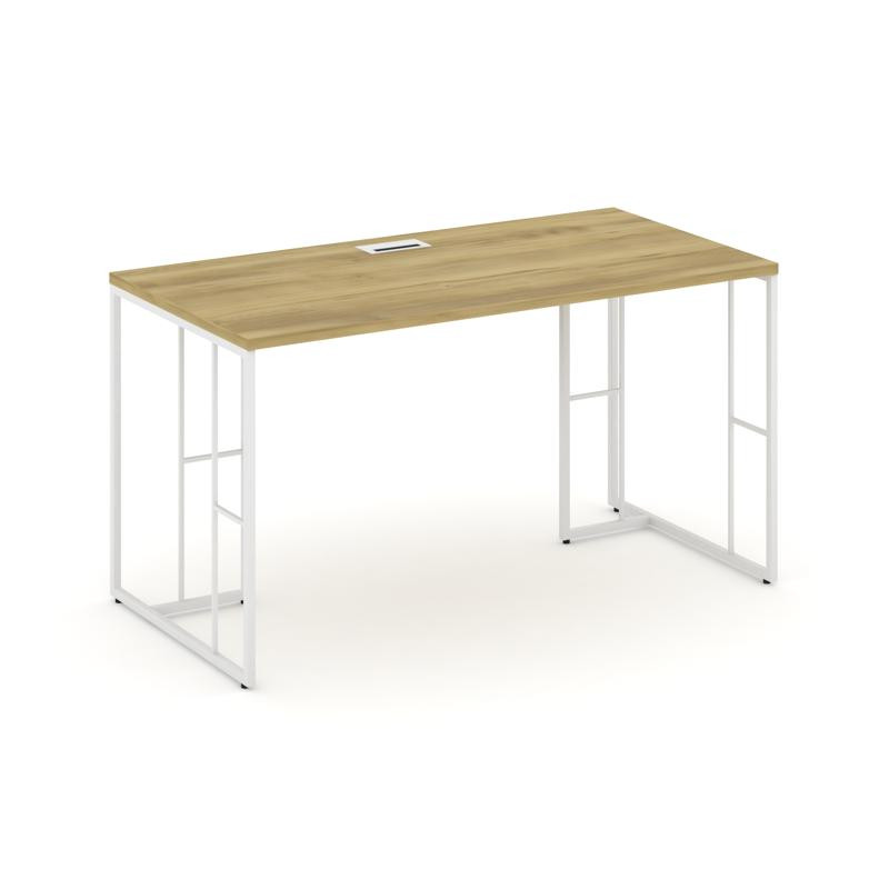Rift Стол письменный RF.SP-015 Дуб Винченцо/Металл Белый 1780*700*750