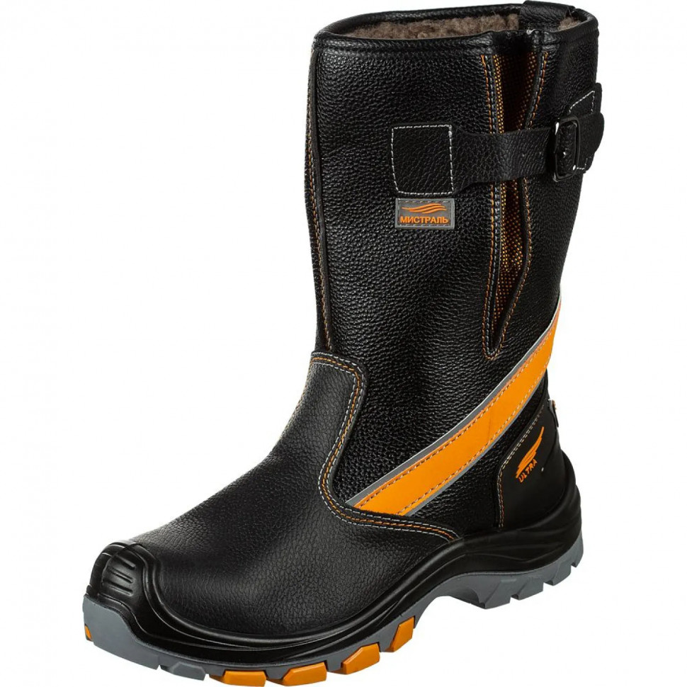 Сапоги Мистраль ULTRA ПУ/Р с КП и АС шерст. мех р 47 (128710)