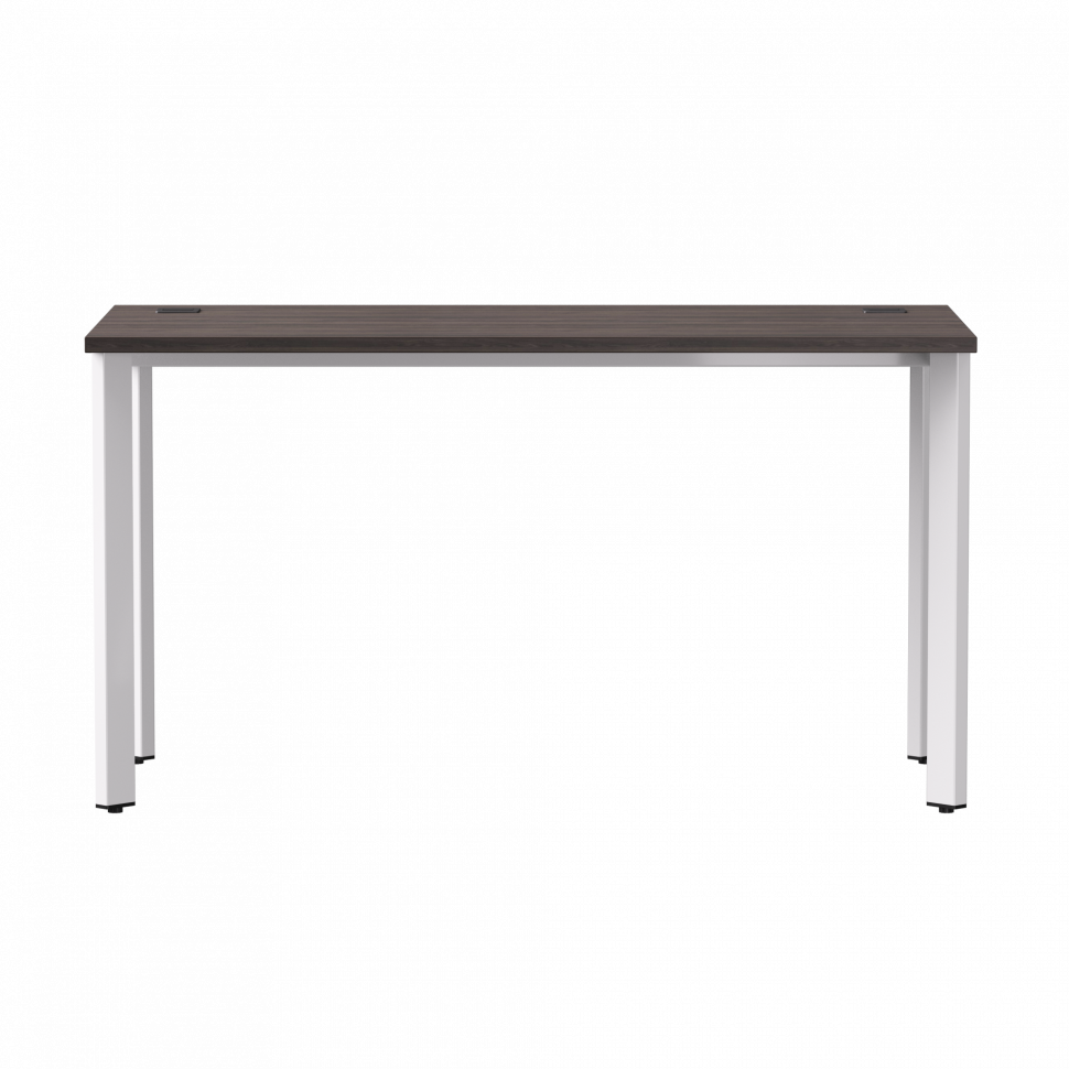 Стол прямой Everprof EVO (ЭВО) на металлокаркасе 1380х670х755 мм опоры 45гр Дуб Пасадена/Белый