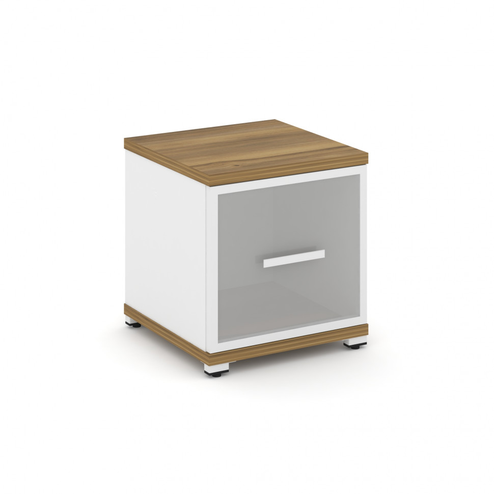 Concept Шкаф 1 узкая секция, 1 ниша CN.STU-113 RMW W Сандал Янтарный/Белый Бриллиант/Металл Белый/Са