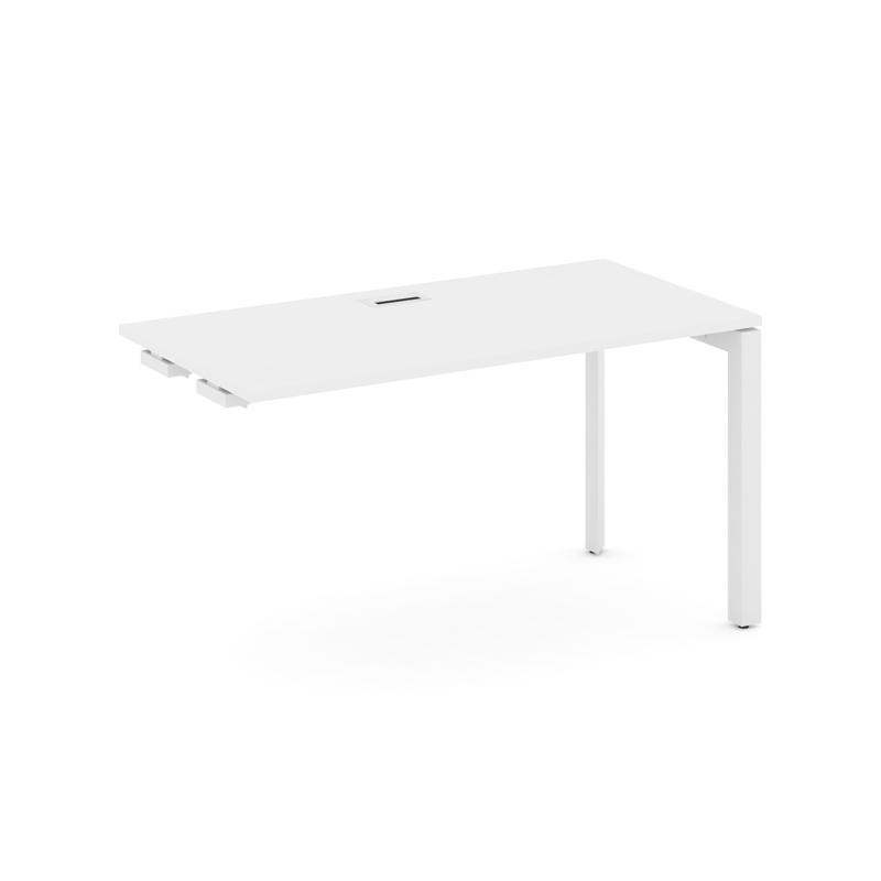 Style Project Стол-приставка к опор. элем. SN-59P.OPRS-022 Белый/Металл Белый/Белый Заглушка 1180*80