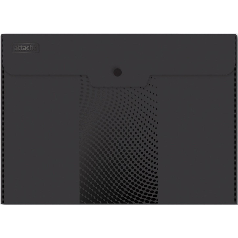 Папка-конверт на кнопке А4, 180мкм, Attache Digital ассорти, 6 шт.уп