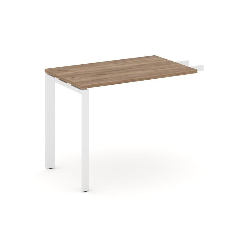 Style Project Брифинг-приставка SN-59P.BR-004 Дуб Табак/Металл Белый 1180*600*750