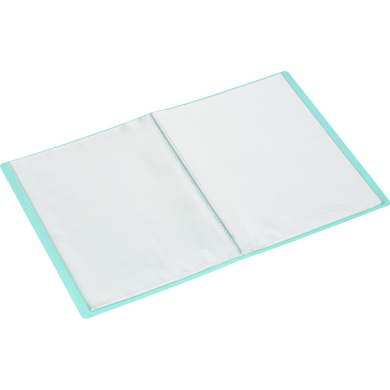 Папка файловая на 40 файлов Attache Акварель А4, плтн 350мкм, бирюзовая