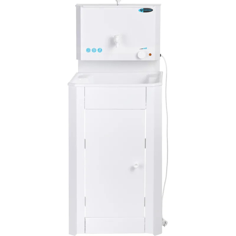 Умывальник дачный TOPFORT SIMPLE с подогревом 15л, пласт мойка, белый