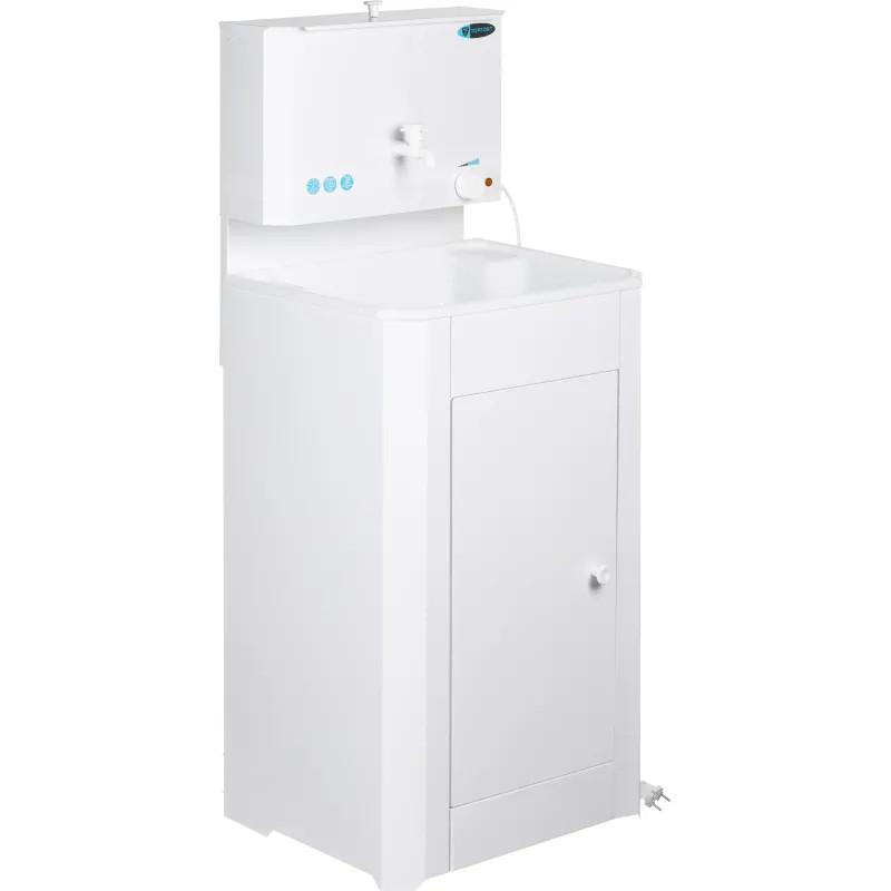 Умывальник дачный TOPFORT SIMPLE с подогревом 15л, пласт мойка, белый