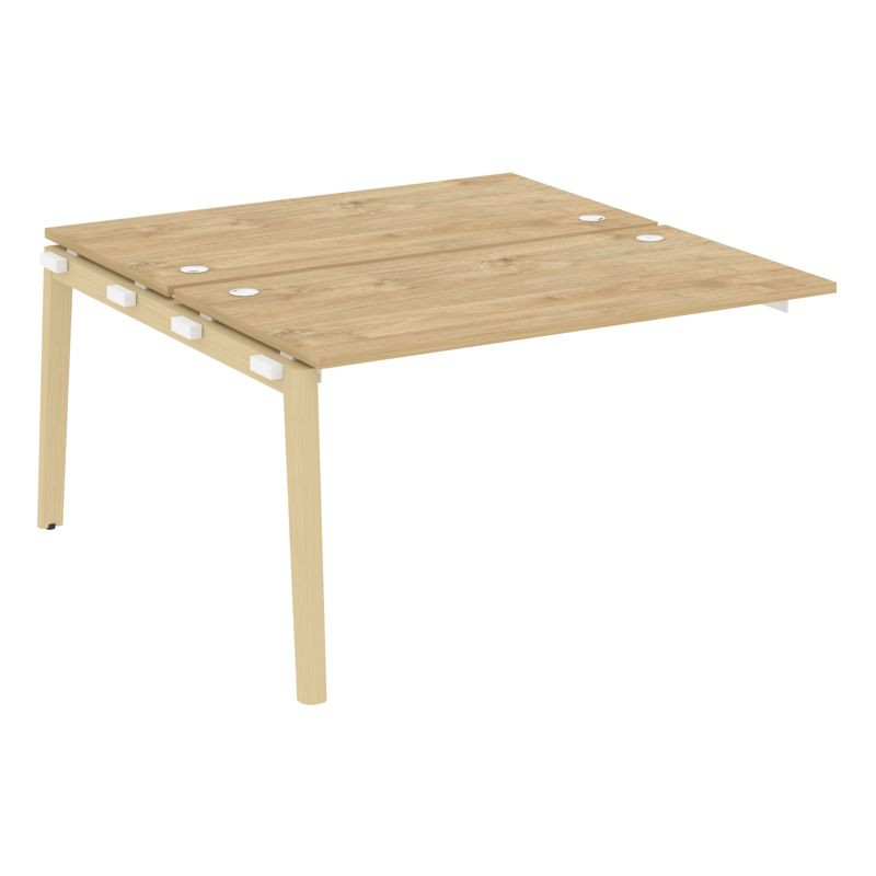 Onix Wood Наборный эл. раб. станции OW.2.NRS-3.7 Тиквуд Светлый/Дуб Светлый/Металл Белый 1380*1475*7