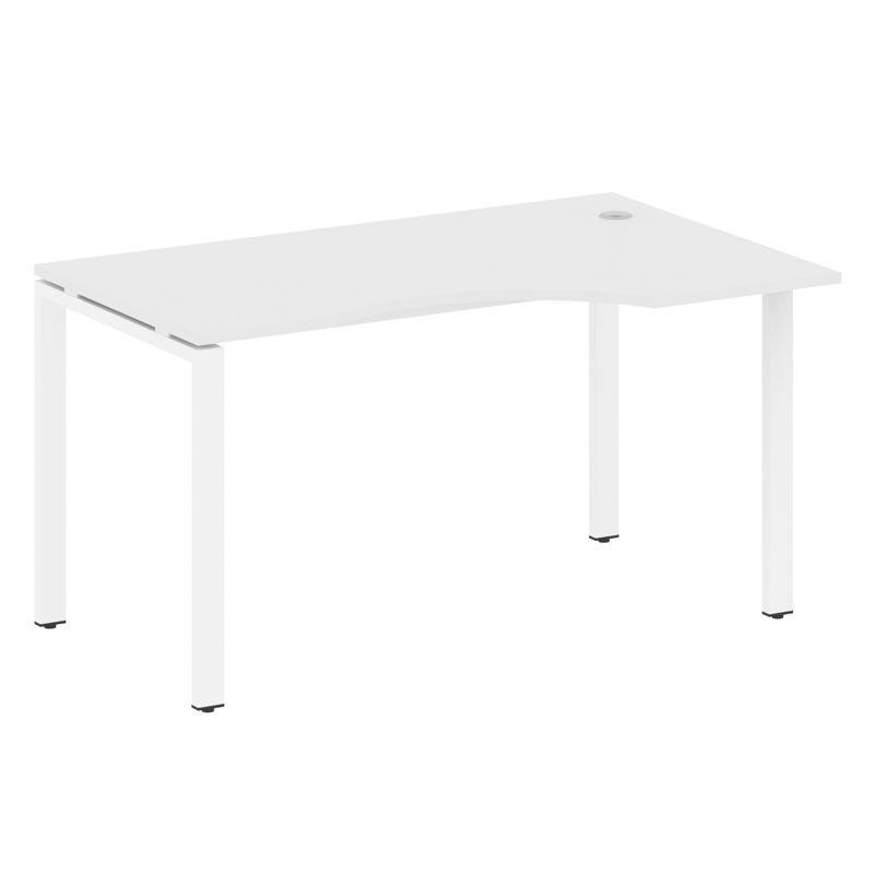 Metal System Стол криволинейный правый на П-образном м/к БП.СА-2 (R) Белый/Металл Белый 1400*900*750 Metal System Стол криволинейный правый на П-образном м/к БП.СА-2 (R) Белый/Металл Белый 1400*900*750