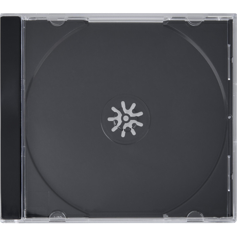 Бокс для CD дисков один.черн. CDB-jb 10шт в уп