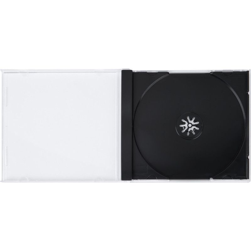 Бокс для CD дисков один.черн. CDB-jb 10шт в уп