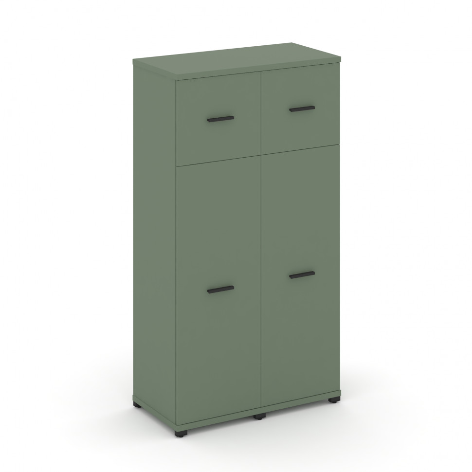 Concept Шкаф 2 узкие секции, 4 ниши CN.STU-424 B Кобо/Металл Черный 836*420*1554