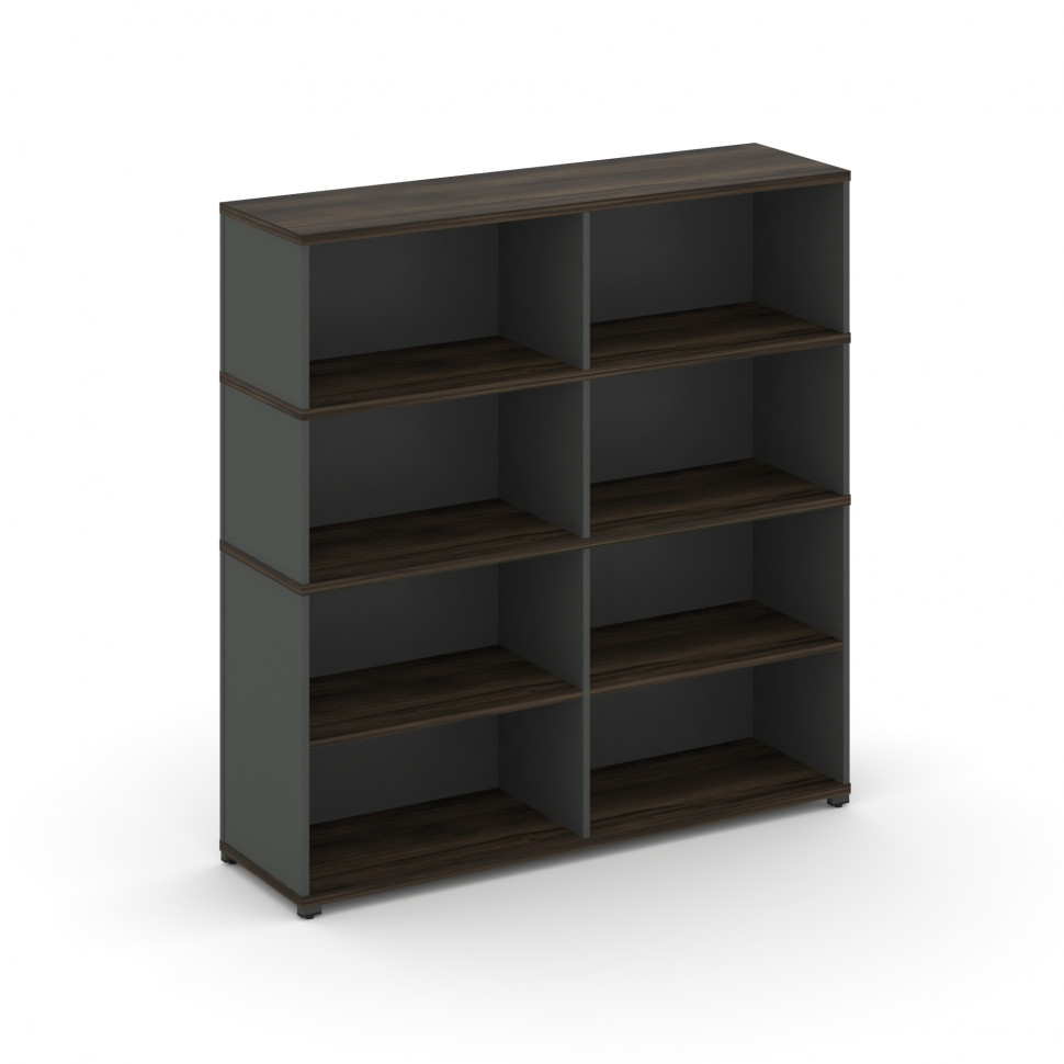 Concept Стеллаж опорный/приставной с надставкой выс. CN.SOPO-008 Дуб Мали/Антрацит/Металл Антрацит 1