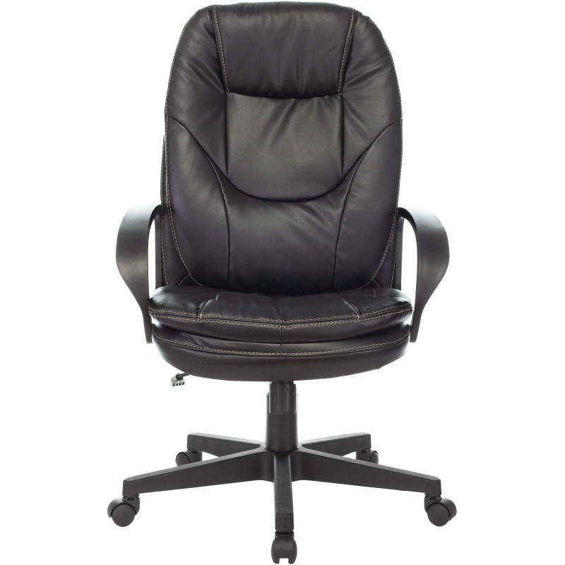 Кресло VB_Бюрократ CH-868LT черный эко.кожа крестов. пластик