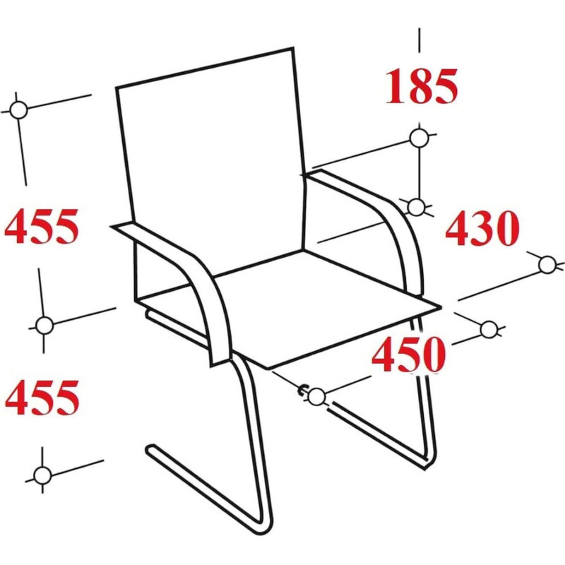 Конференц-кресло FA_SAMBA Chrome к/з светло-бежевый DO122/бук