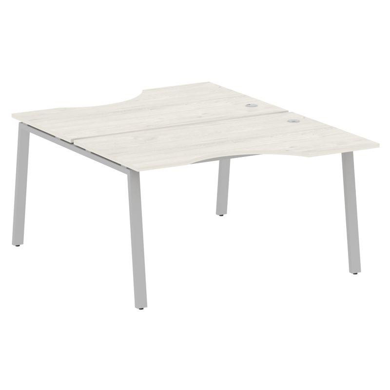 Metal System Рабочая станция криволинейная на А-образном м/к БА.РАС-СА-2.2 Дуб Наварра/Металл Серый Metal System Рабочая станция криволинейная на А-образном м/к БА.РАС-СА-2.2 Дуб Наварра/Металл Серый