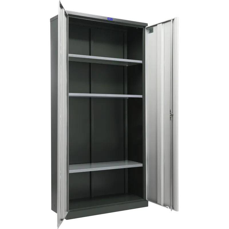 Шкаф для бумаг Cobalt Office 1891 антрацит/серый (R7043/7038) 915х458х1830