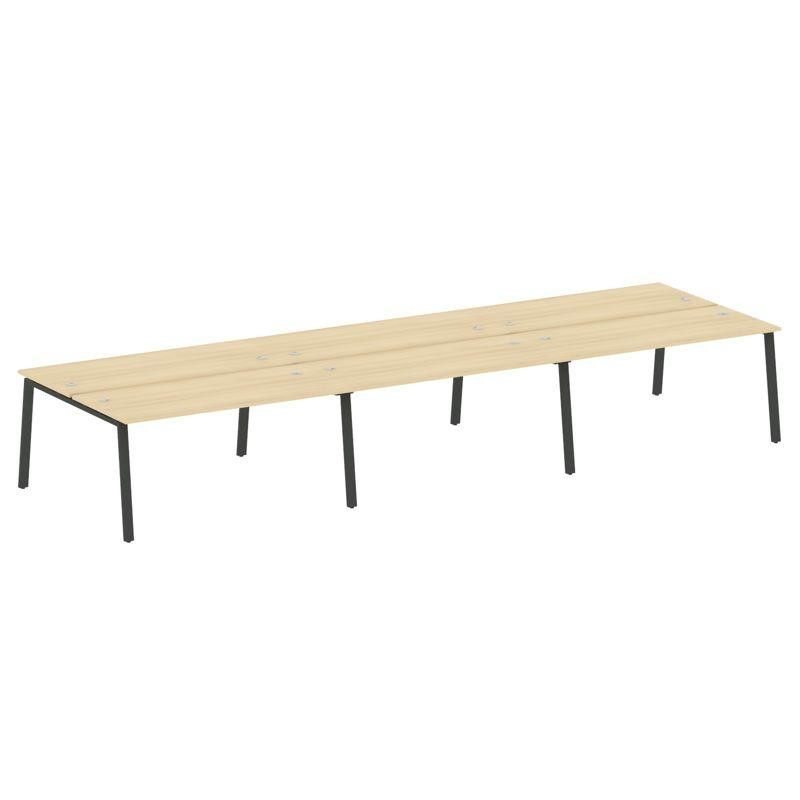 Metal System Рабочая станция на 6 мест на А-образном м/к БА.СМ-6.4 Акация Лорка/Металл Антрацит 4800 Metal System Рабочая станция на 6 мест на А-образном м/к БА.СМ-6.4 Акация Лорка/Металл Антрацит 4800