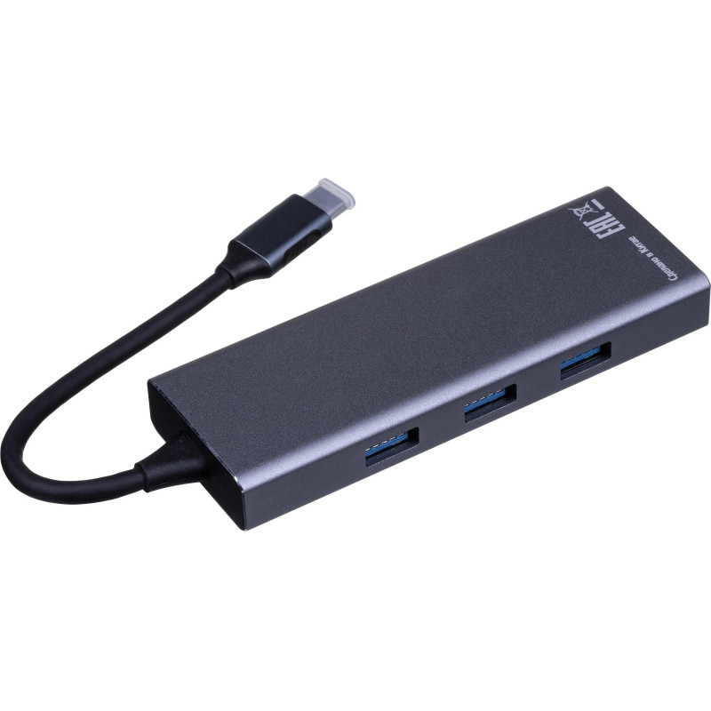 Разветвитель USB ProMega Jet HS002 USBх3/HDMIх1/microSDx1/TFcardx1/Серый