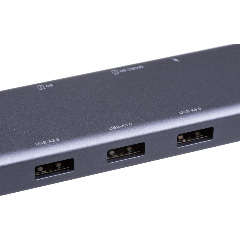 Разветвитель USB ProMega Jet HS002 USBх3/HDMIх1/microSDx1/TFcardx1/Серый