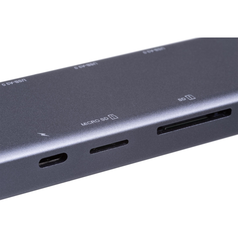 Разветвитель USB ProMega Jet HS002 USBх3/HDMIх1/microSDx1/TFcardx1/Серый