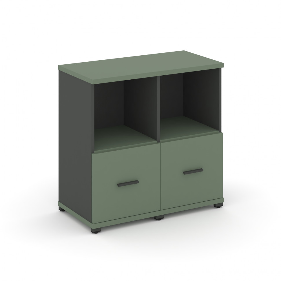 Concept Шкаф 2 узкие секции, 2 ниши CN.STU-221 A Кобо/Антрацит/Металл Антрацит 836*420*818 Concept Шкаф 2 узкие секции, 2 ниши CN.STU-221 A Кобо/Антрацит/Металл Антрацит 836*420*818