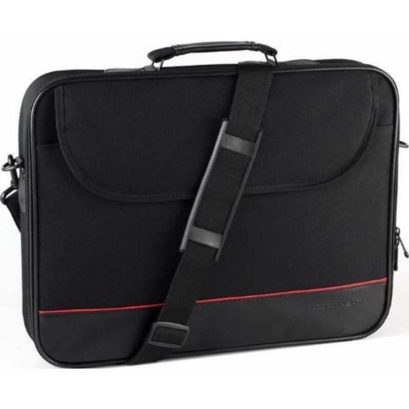 Сумка для ноутбука 15.6, Continent, черная, CC-100 BK