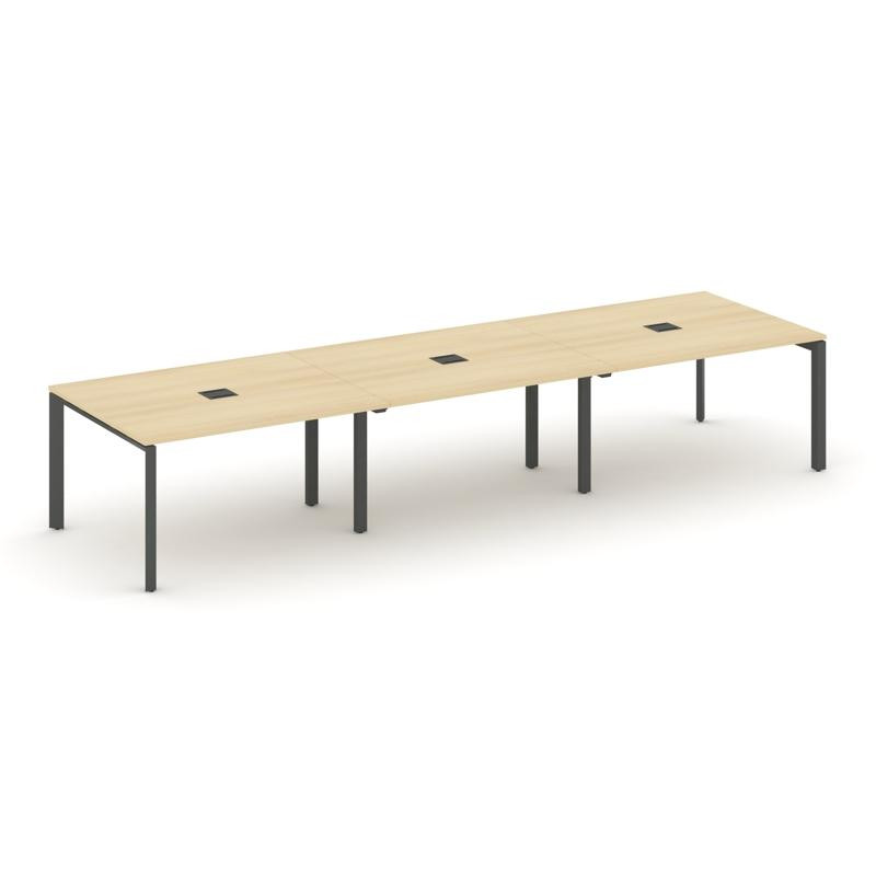 Style Project Стол переговорный SN-59P.SPRG-054 Акация Лорка/Металл Антрацит 4740*1180*750