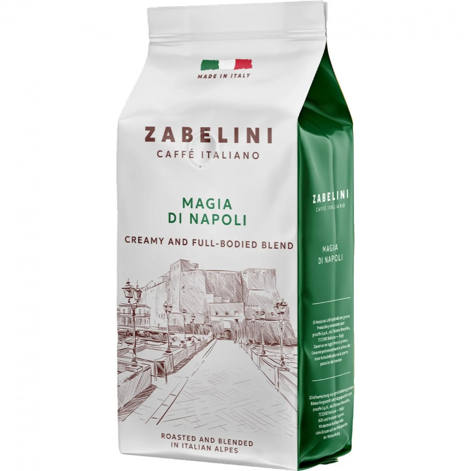 Кофе в зернах Zabelini Espresso Italiano Magia di Napoli, 1 кг