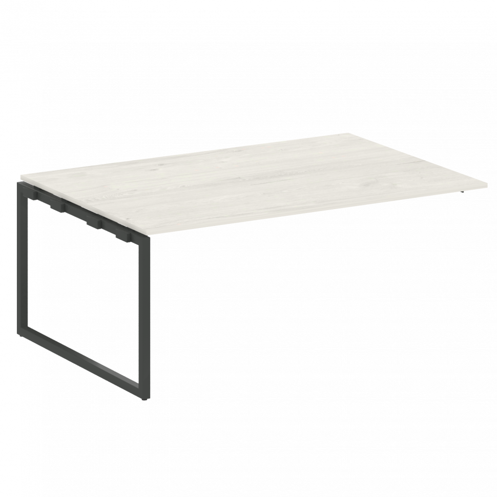 Metal System Quattro Проходной элемент перег. стола на О-образном м/к 40БО.ППРГ-5 Дуб Наварра/Металл