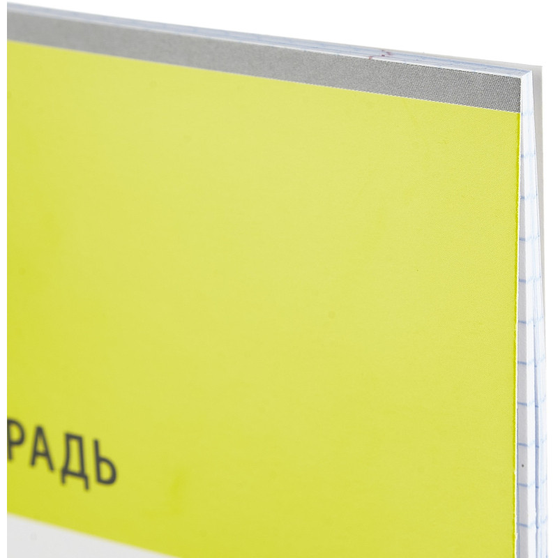 Тетрадь школьная А5, 24 л. клетка, Интенсив Желтый, 10шт/уп арт.1742298