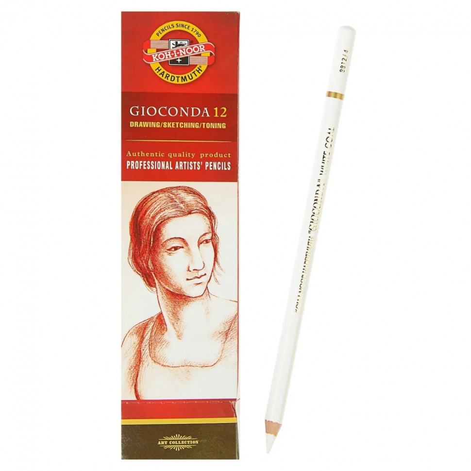 Уголь для рисования белый в карандаше GIOCONDA EXTRA 8812, B, 8812002003KS Уголь для рисования белый в карандаше GIOCONDA EXTRA 8812, B, 8812002003KS