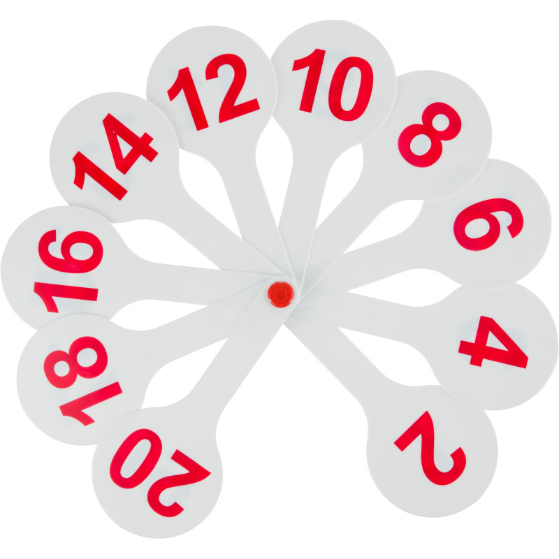 Веер-касса цифры от 1 до 20 ВК05 Веер-касса цифры от 1 до 20 ВК05