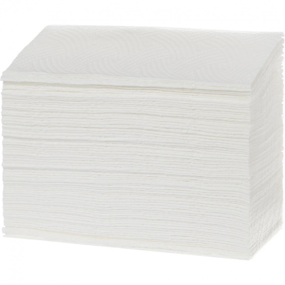 Полотенца бумажные листовые Luscan Prof Z слож 3 сл цел бел 80 шт/уп