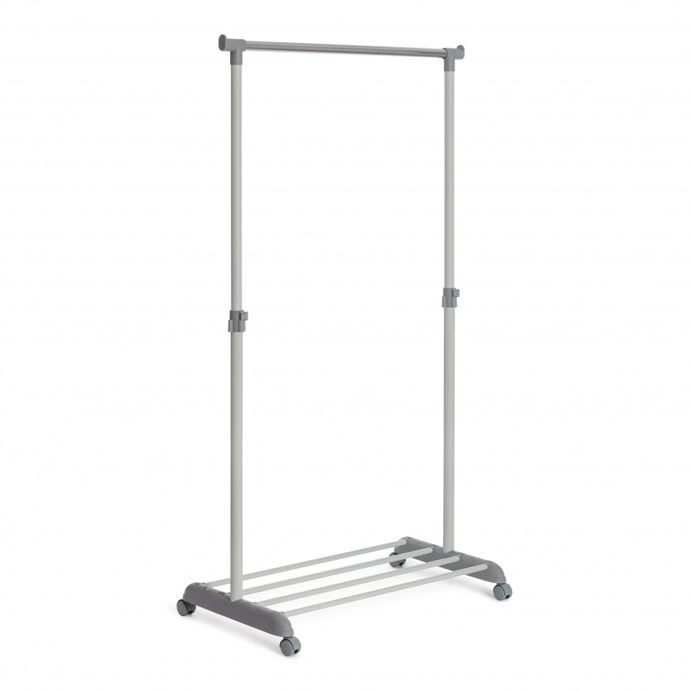 Вешалка ODENT металл, пластик, 86*44*166 см, темно-серый/светло-серый/хром