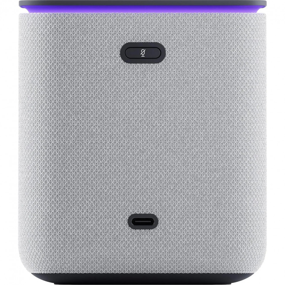 Умная колонка Яндекс Станция Миди с Алисой, с Zigbee, серый (YNDX-00054GRY)